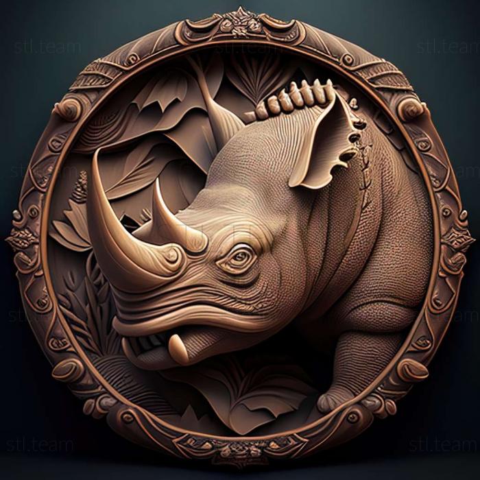 3D model Rhinoraja longicauda (STL)